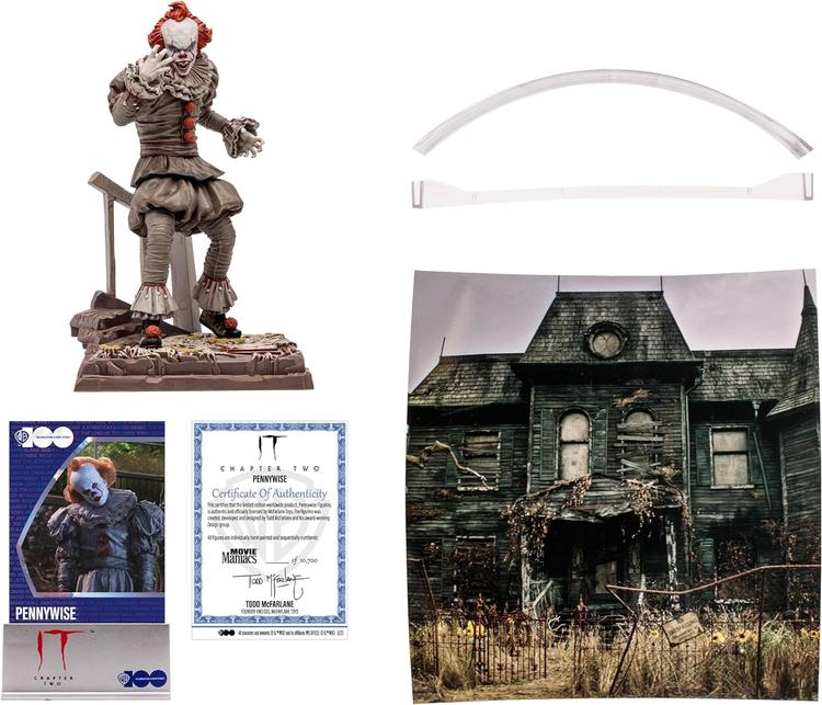 McFarlane - Movie Maniacs Authenticated Limited edition of 10,700 pieces - Figurine statue de 15.2cm  -  Pennywise