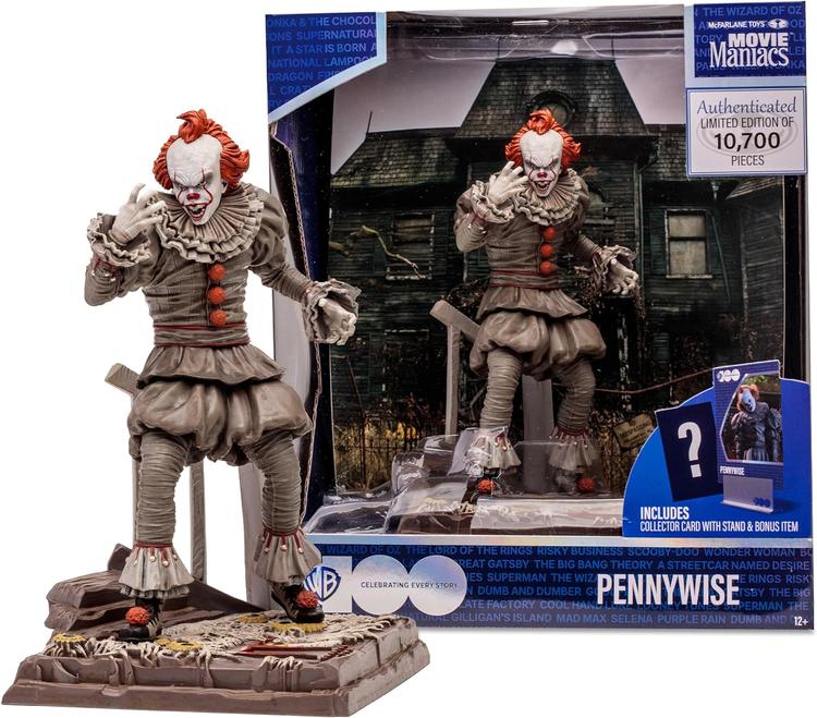 McFarlane - Movie Maniacs Authenticated Limited edition of 10,700 pieces - Figurine statue de 15.2cm  -  Pennywise