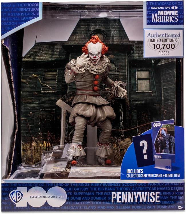 McFarlane - Movie Maniacs Authenticated Limited edition of 10,700 pieces - Figurine statue de 15.2cm  -  Pennywise