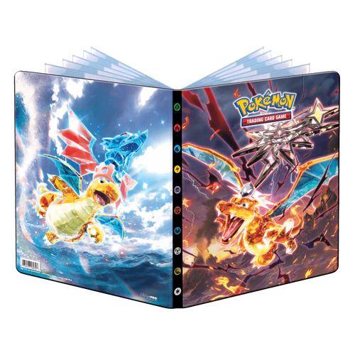 Ultra Pro - Portfolio 9 pochettes - 252 emplacements  -  Pokémon Scarlet and Violet  -  Charizard and Dragonite