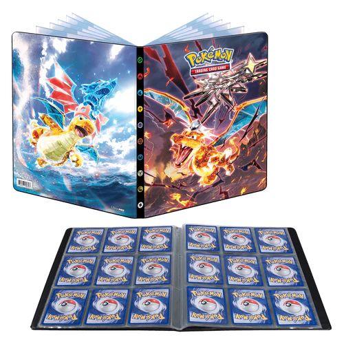 Ultra Pro - Portfolio 9 pochettes - 252 emplacements  -  Pokémon Scarlet and Violet  -  Charizard and Dragonite
