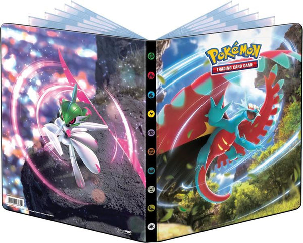 Ultra Pro - Portfolio 9 pochettes - 252 emplacements  -  Pokémon Scarlet and Violet  -  Roaring Moon and Iron Valiant