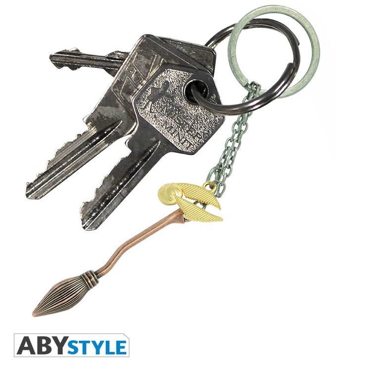 ABYstyle - 3d Keychain - The Wizarding World of Harry Potter - Nimbus 2000