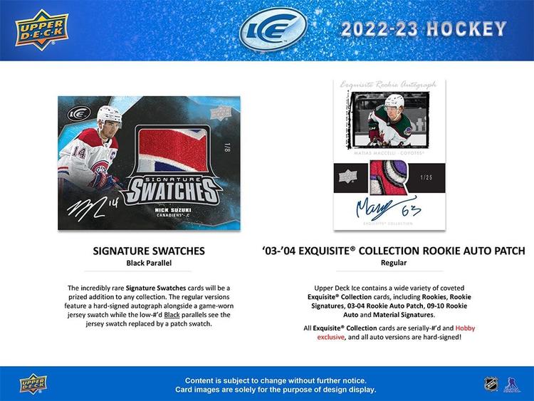 Upper Deck - Booster Hobby  -  Ice 2022-23 Hockey