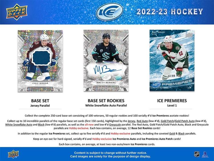 Upper Deck - Booster Hobby  -  Ice 2022-23 Hockey