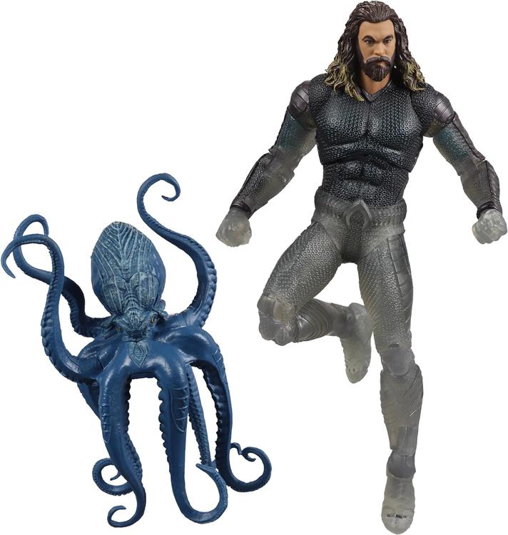 McFarlane - Gold Label collection - 17.8cm action figure - DC Multiverse - Aquaman And The Lost Kingdom - Aquaman Stealth Suit with Topo