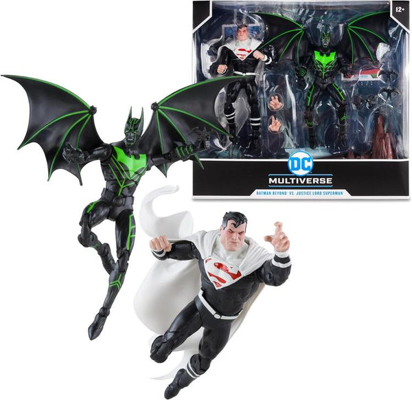 McFarlane - Figurine action de 17.8cm  -  DC Multiverse  -  Batman Beyond vs. Justice Lord Superman