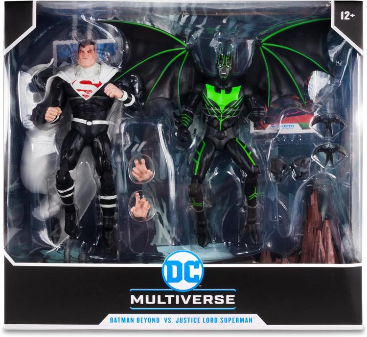 McFarlane - Figurine action de 17.8cm  -  DC Multiverse  -  Batman Beyond vs. Justice Lord Superman