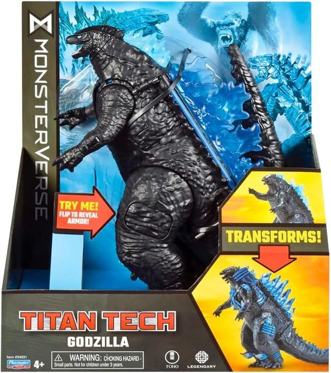 Playmates Toys - Figurine action de 20.3cm  -  MonsterVerse  -  Titan Tech Godzilla