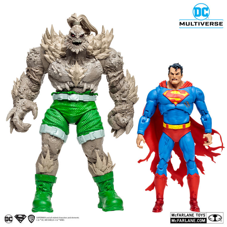 McFarlane - Gold Label Collection - 17.8cm Action Figure - DC Multiverse - Superman vs. Doomsday