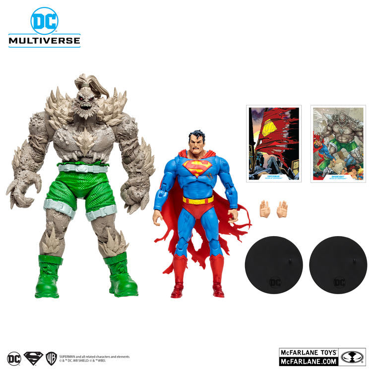 McFarlane - Gold Label collection  -  Figurine action de 17.8cm  -  DC Multiverse  -  Superman vs. Doomsday