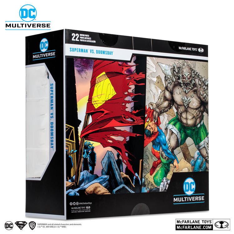 McFarlane - Gold Label Collection - 17.8cm Action Figure - DC Multiverse - Superman vs. Doomsday