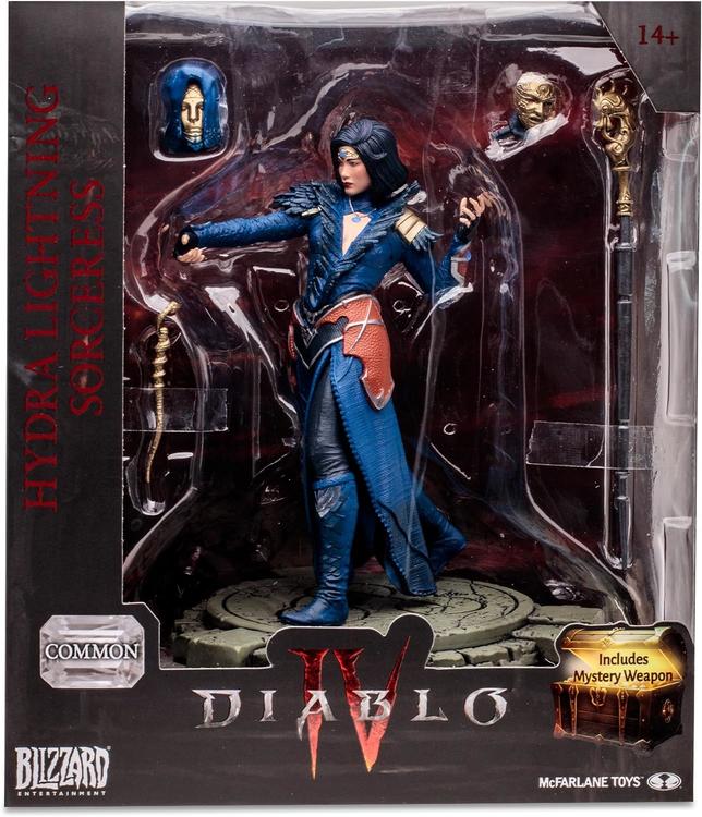 McFarlane - Figurine Statue détaillée à l'échelle 1:12  -  Diablo IV  -  Common Hydra Lightning Sorceress