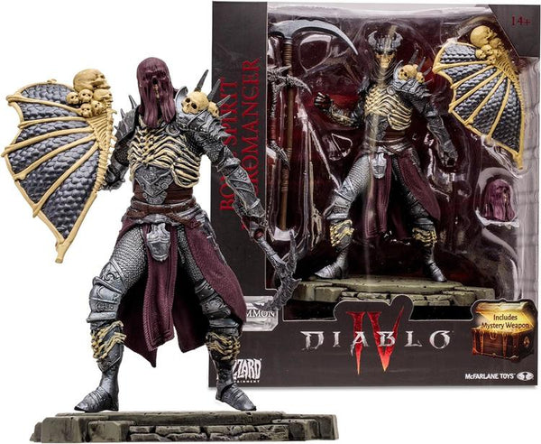 McFarlane - Figurine Statue détaillée à l'échelle 1:12  -  Diablo IV  -  Common Bone Spirit Necromancer