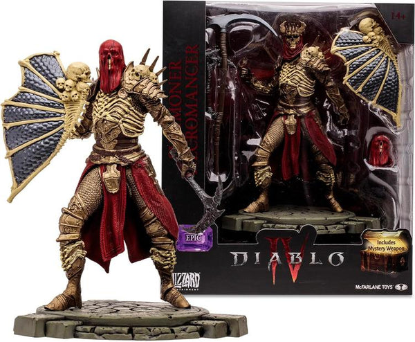 McFarlane - Figurine Statue détaillée à l'échelle 1:12  -  Diablo IV  -  Epic Summoner Necromancer