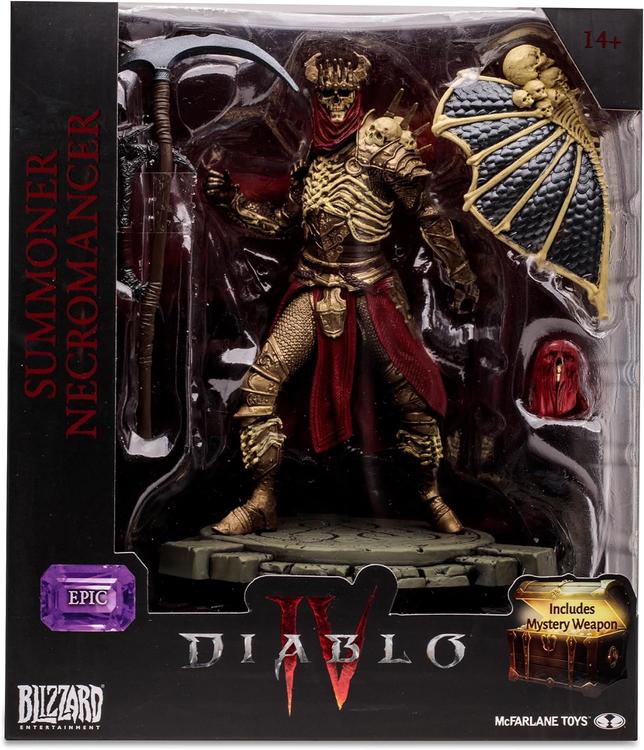McFarlane - Detailed 1:12 Scale Statue Figure - Diablo IV - Epic Summoner Necromancer
