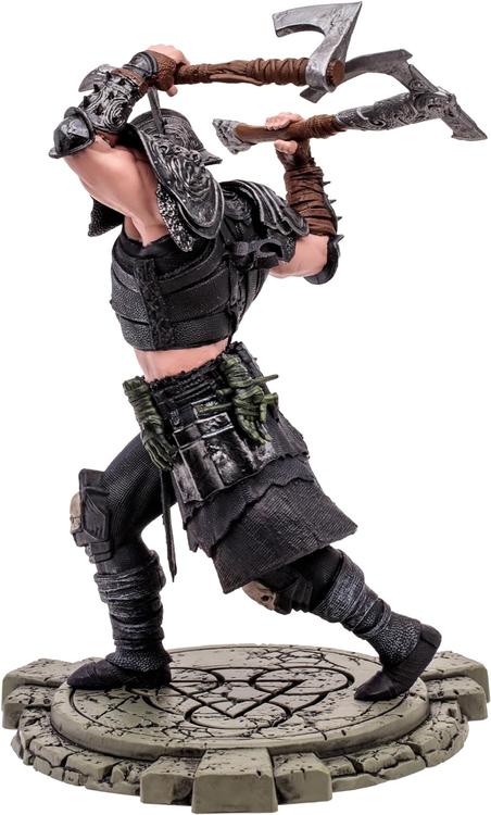McFarlane - Figurine Statue détaillée à l'échelle 1:12  -  Diablo IV  -  Common Death blow Barbarian