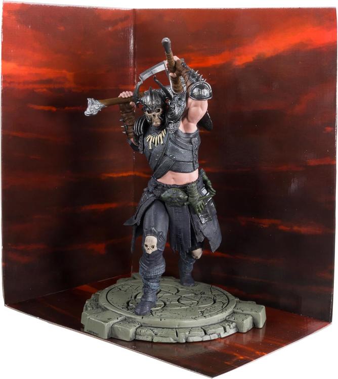 McFarlane - Figurine Statue détaillée à l'échelle 1:12  -  Diablo IV  -  Common Death blow Barbarian