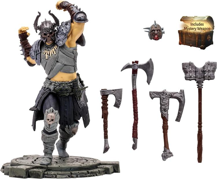 McFarlane - Detailed 1:12 Scale Statue Figure - Diablo IV - Epic Whirlwind Barbarian