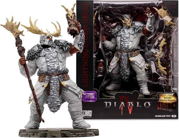 McFarlane - Figurine Statue détaillée à l'échelle 1:12  -  Diablo IV  -  Epic Lightning Storm Druid