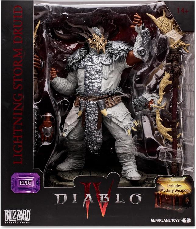 McFarlane - Figurine Statue détaillée à l'échelle 1:12  -  Diablo IV  -  Epic Lightning Storm Druid