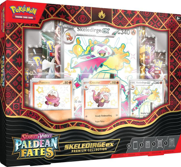 Pokémon - Scarlet & Violet Paldean Fates  -  Skeledirge ex Premium Collection