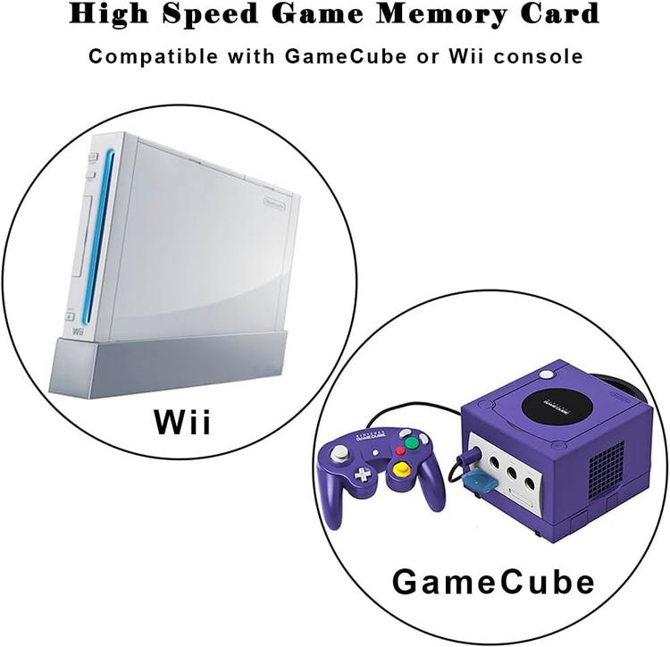 Klermon - Carte mémoire pour Nintendo Gamecube