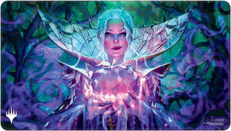 Ultra Pro Playmat - Tapis de jeu cousu et holofoil  -  Magic The Gathering  -  Wilds of Eldraine Crystal Apple