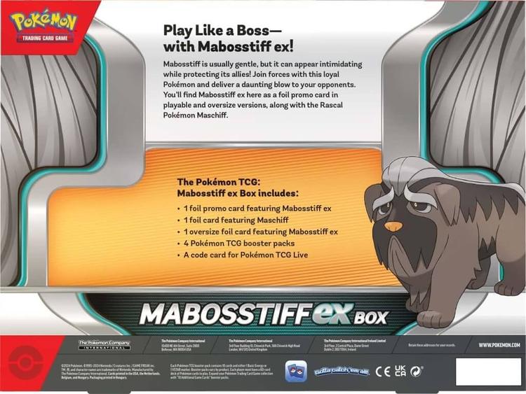 Pokémon - Boîte de Mabosstiff ex