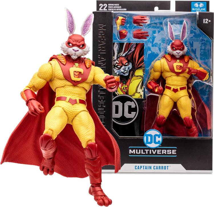 McFarlane Collector edition - Figurine action de 17.8cm  -  DC Multiverse  -  Justice League Incarnate Captain Carrot