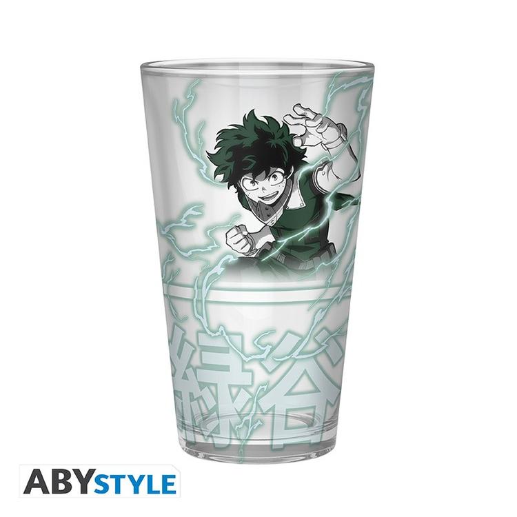 ABYstyle - Coffret Cadeau avec grand verre de 400 ml + broche + cahier de note  - My Hero Academia
