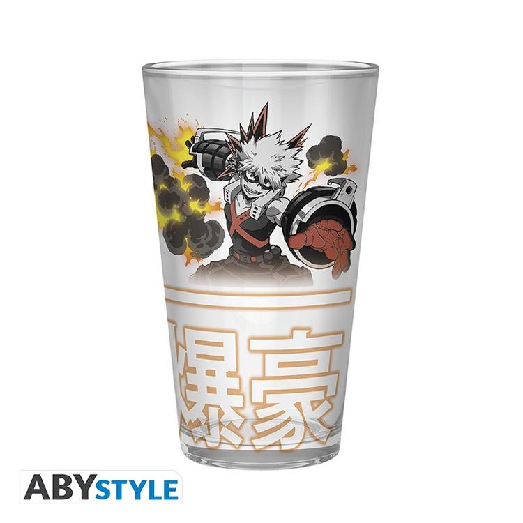 ABYstyle - Coffret Cadeau avec grand verre de 400 ml + broche + cahier de note  - My Hero Academia
