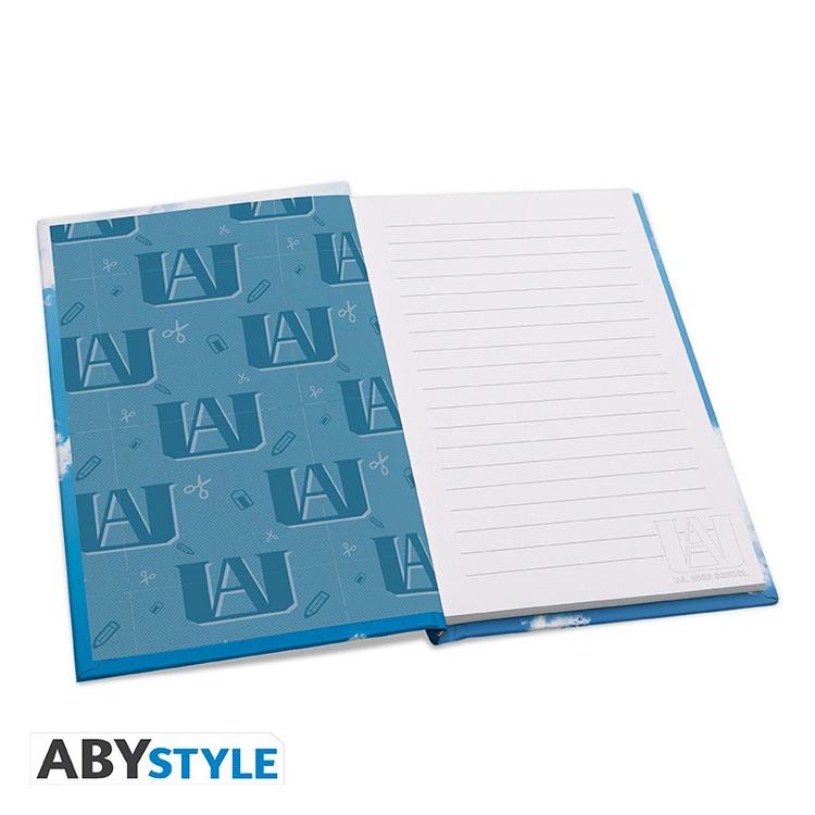 ABYstyle - Coffret Cadeau avec grand verre de 400 ml + broche + cahier de note  - My Hero Academia