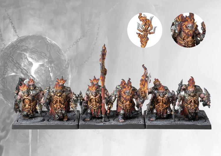 Para Bellum - Conquest The Last Argument of Kings  -  Dweghom Flame Berserkers Regiment Expansion Set