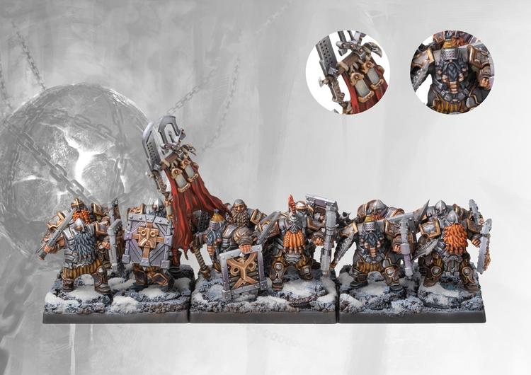 Para Bellum - Conquest The Last Argument of Kings  -  Dweghom Hold warriors / Hold Ballistae dual kit Regiment Expansion Set