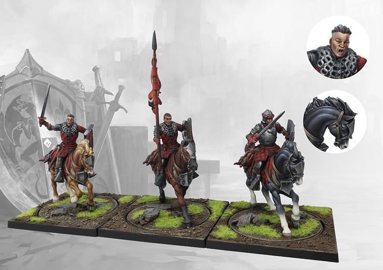 Para Bellum - Conquest  -  Hundred Kingdoms Mounted Squires Regiment Expansion Set